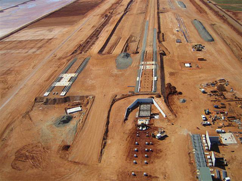 Construction surveys on projects in Port Hedland